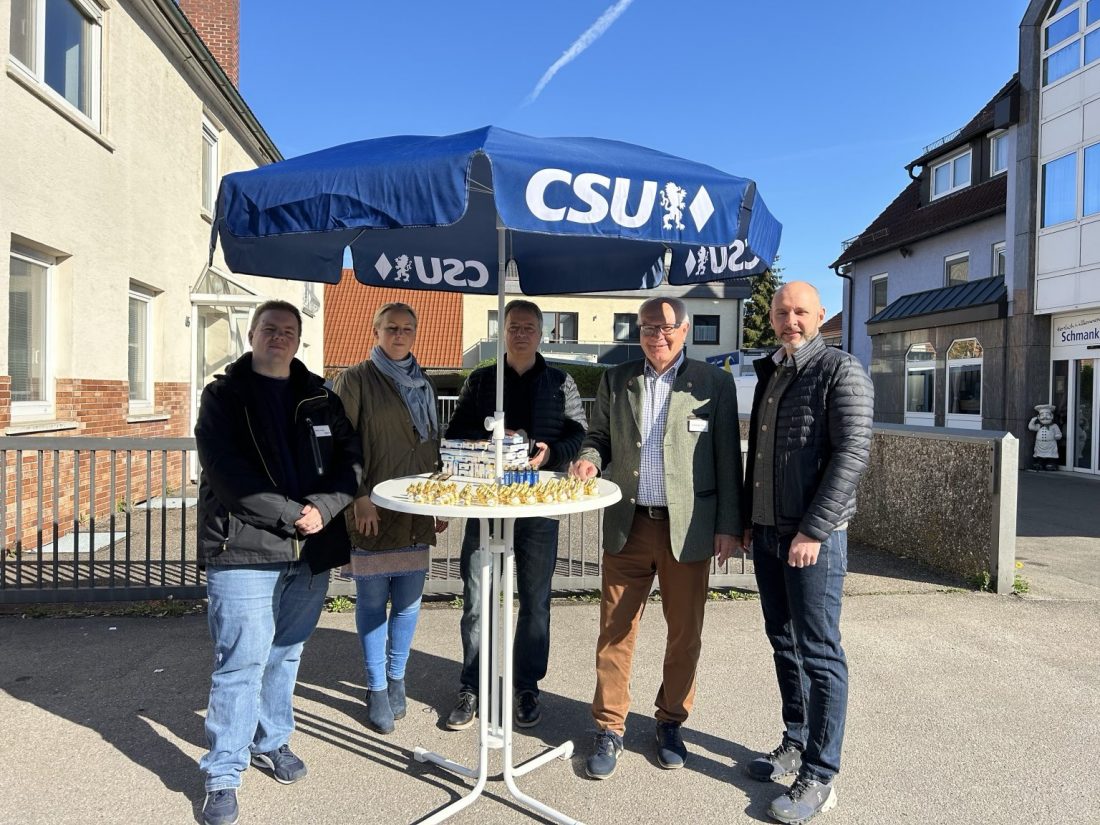 Osterstand CSU Pfuhl